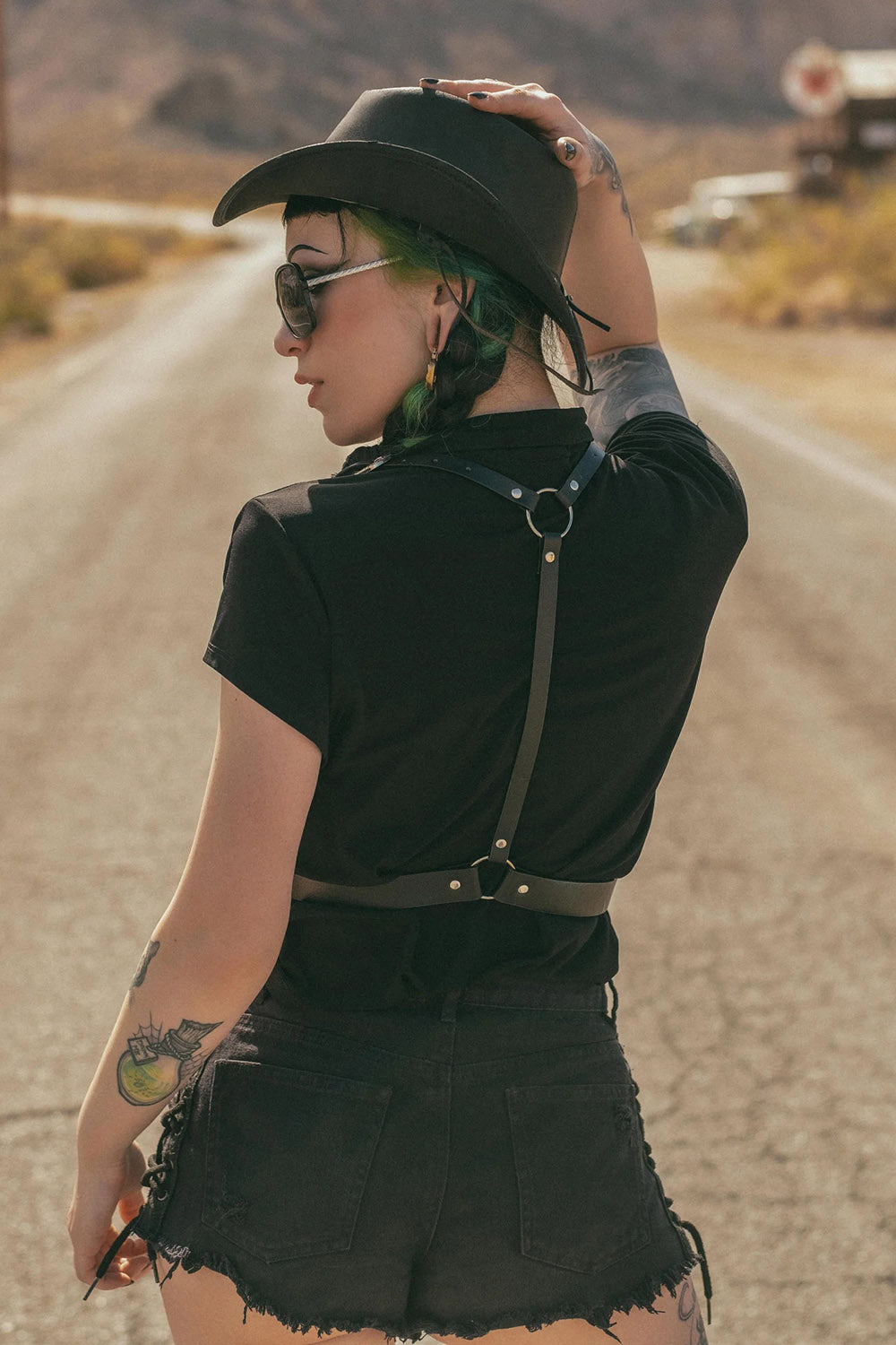 The Sharpshooter Western Goth Chain Harness