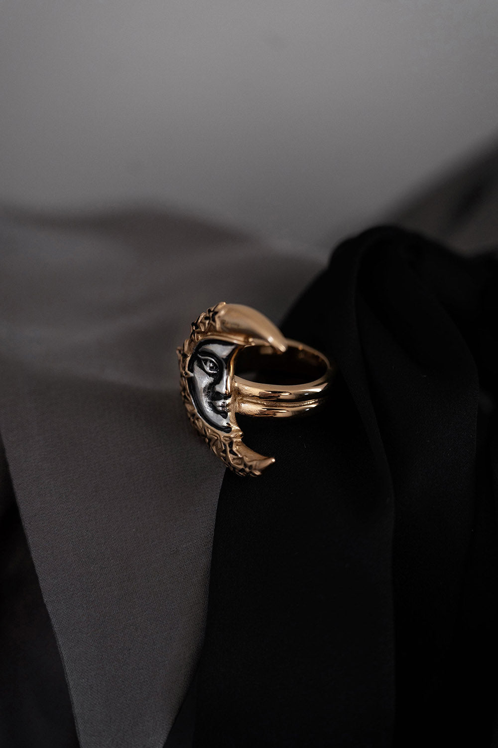 renaissance fair moon ring