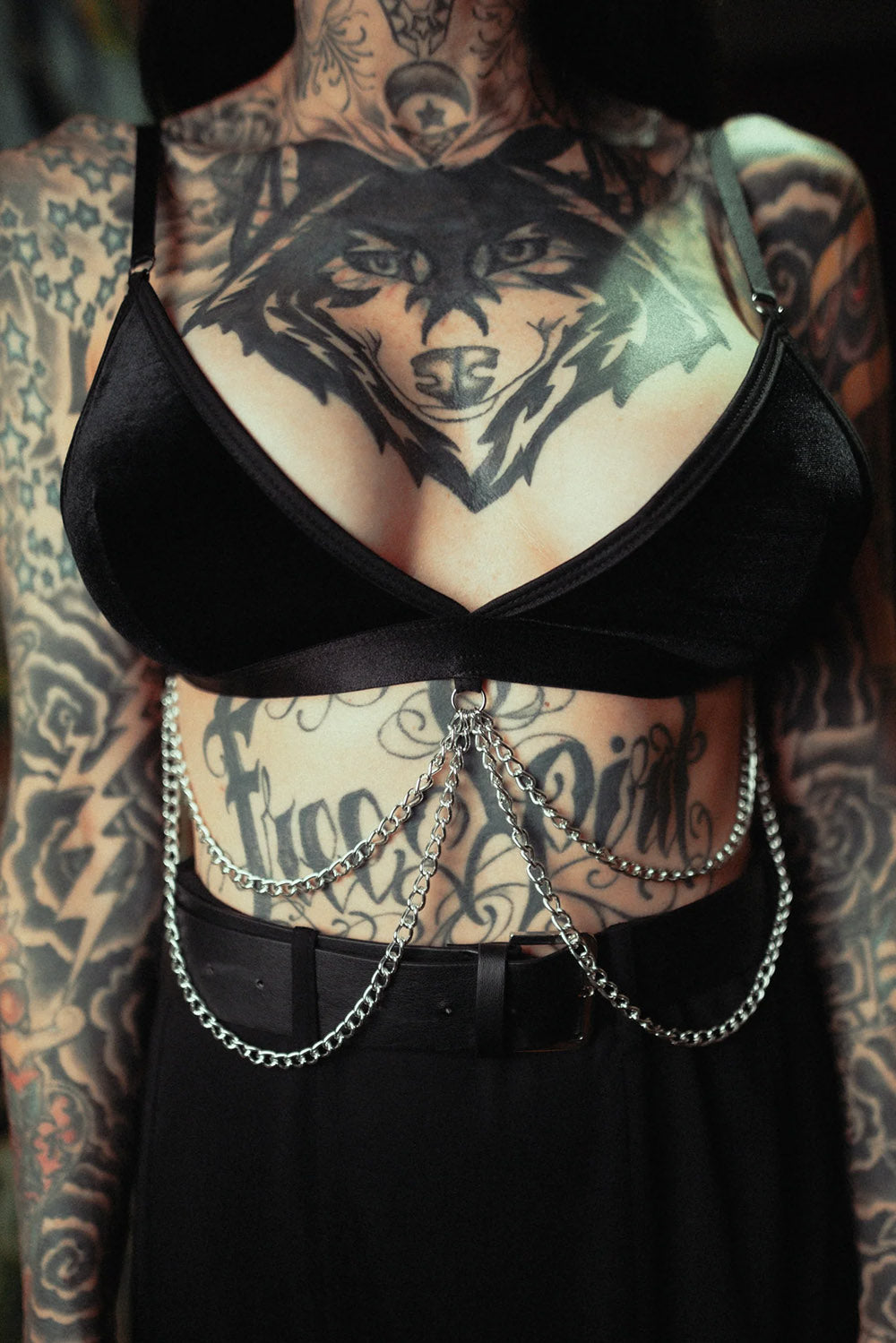 womens tattoo fashion top