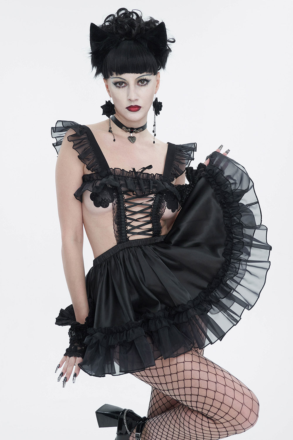 gothic apron dress