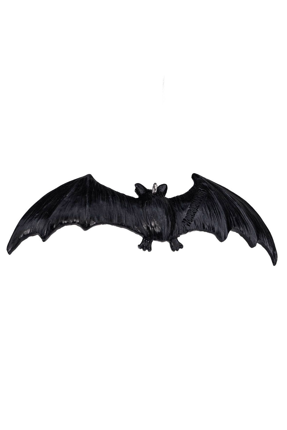 goth black vampire bat xmas tree ornament