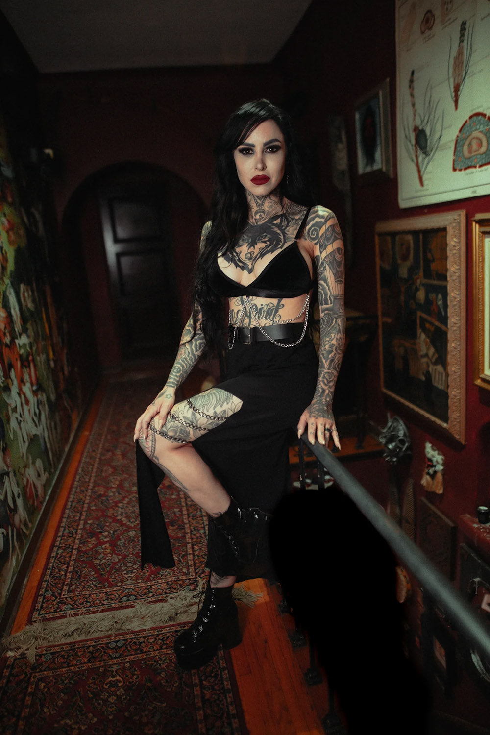 womens no pad gothic bralette