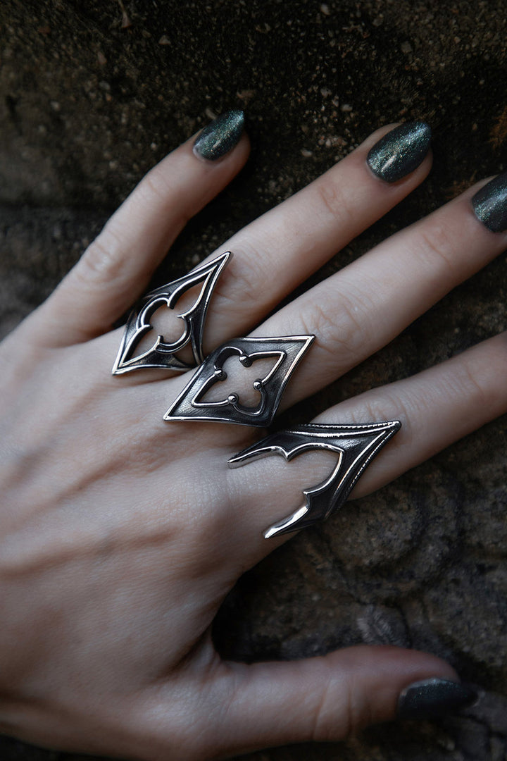 vintage goth inspired ring