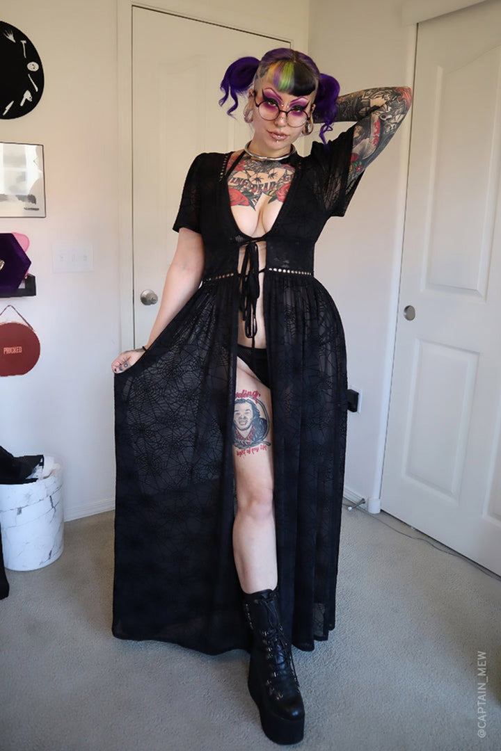 womens spiderweb dress
