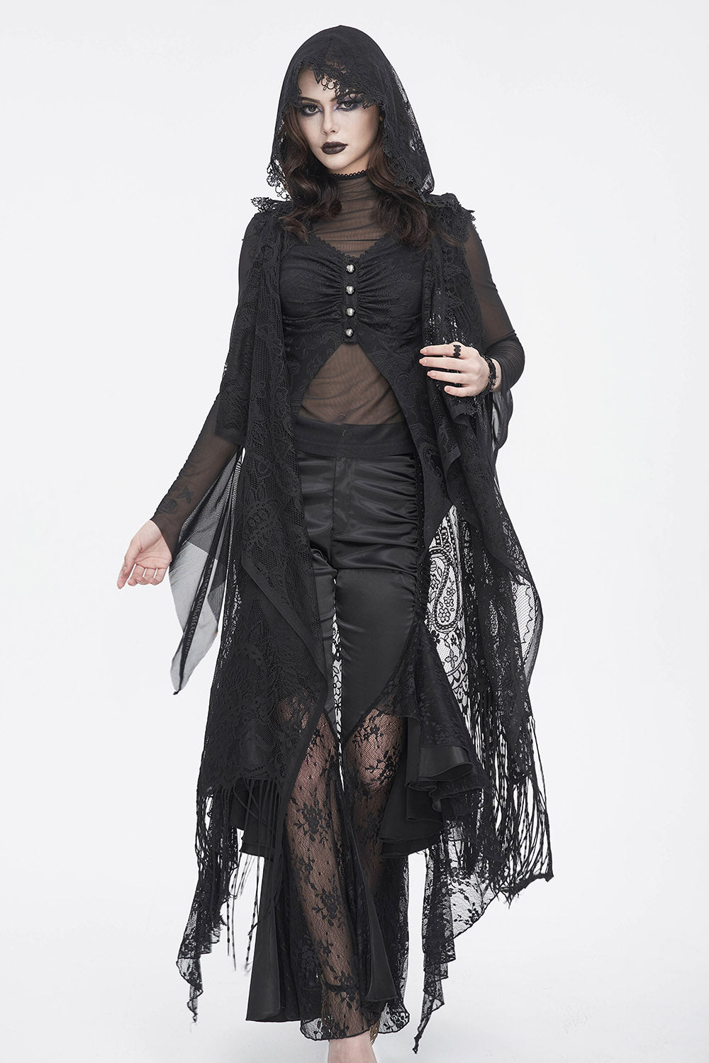 womens lace cape