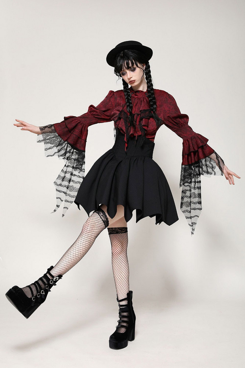 romantic gothic top