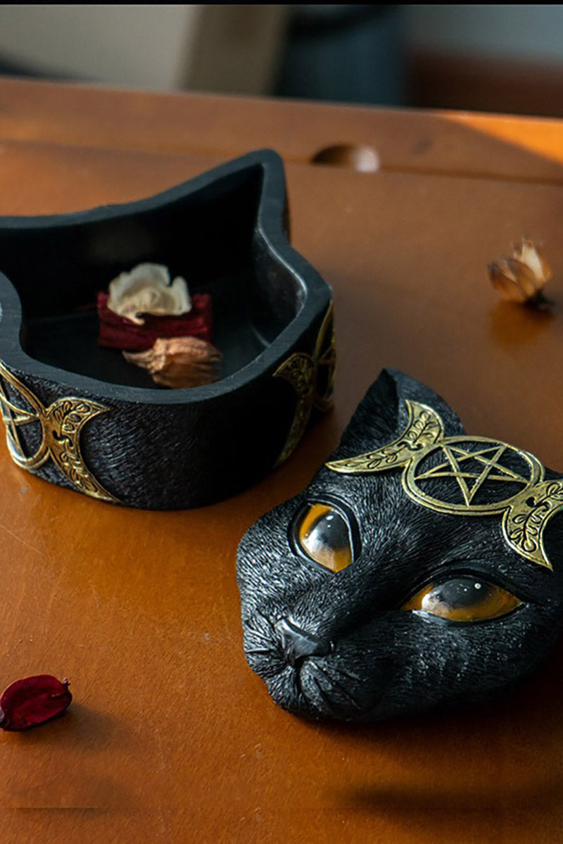 occult resin trinket box