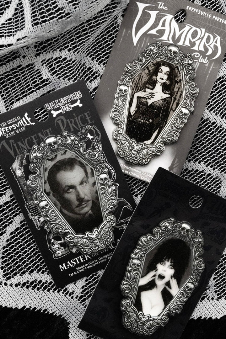 horror enamel pin