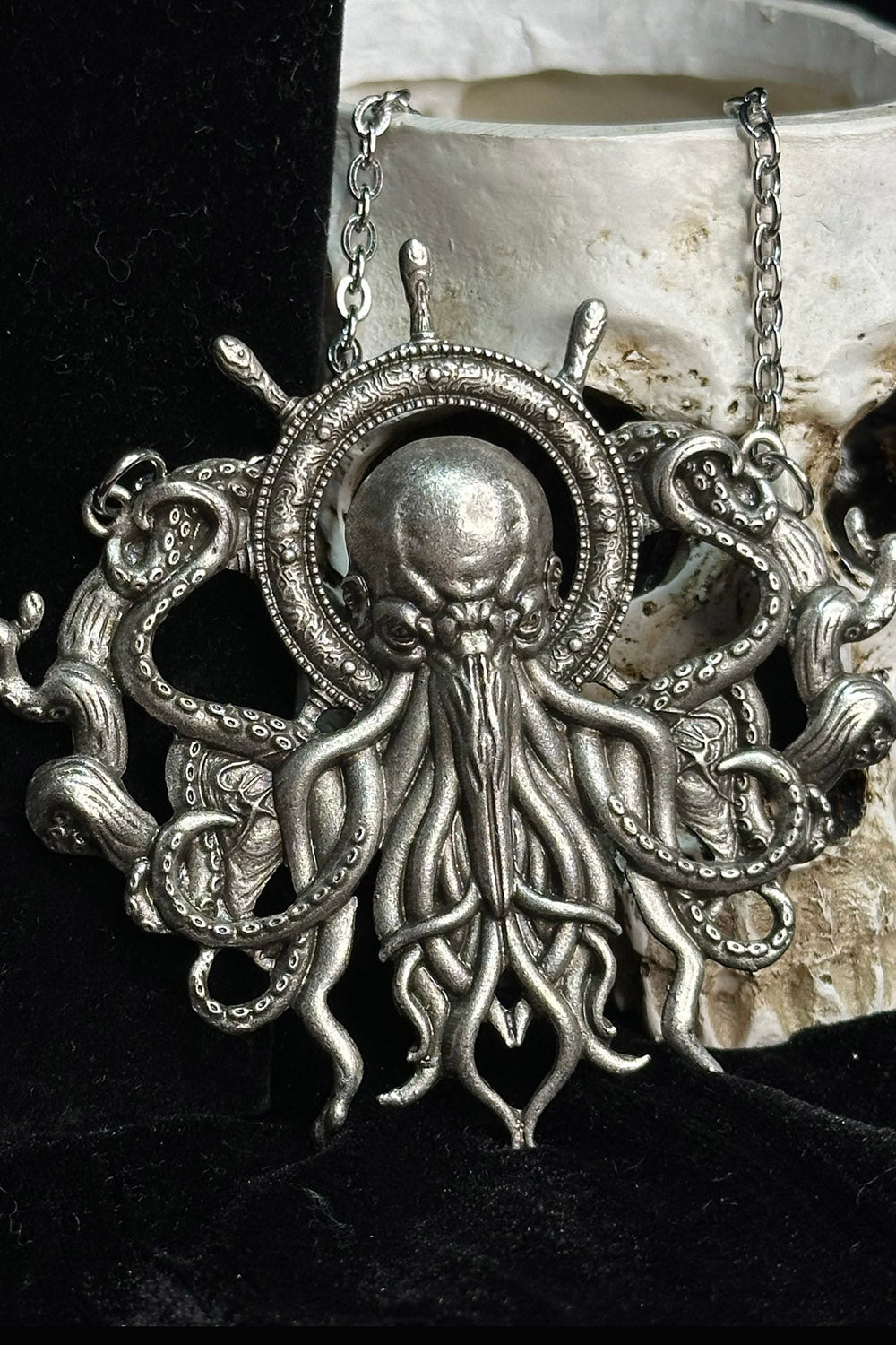 kraken pendant necklace
