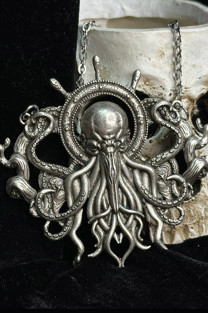 kraken pendant necklace