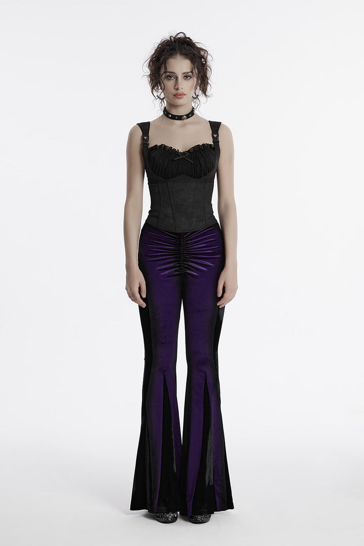 purple velvet whimsygoth pants