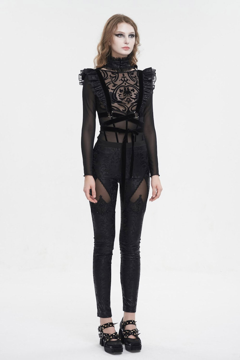 vintage goth harness