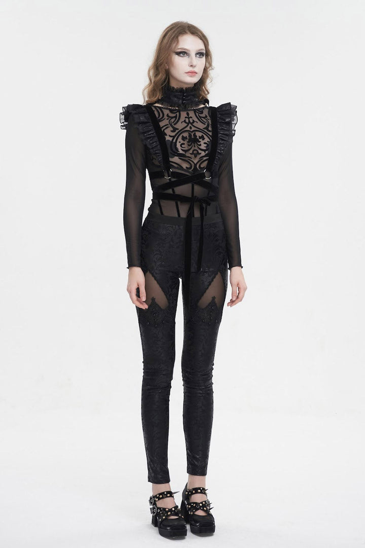 vintage goth harness