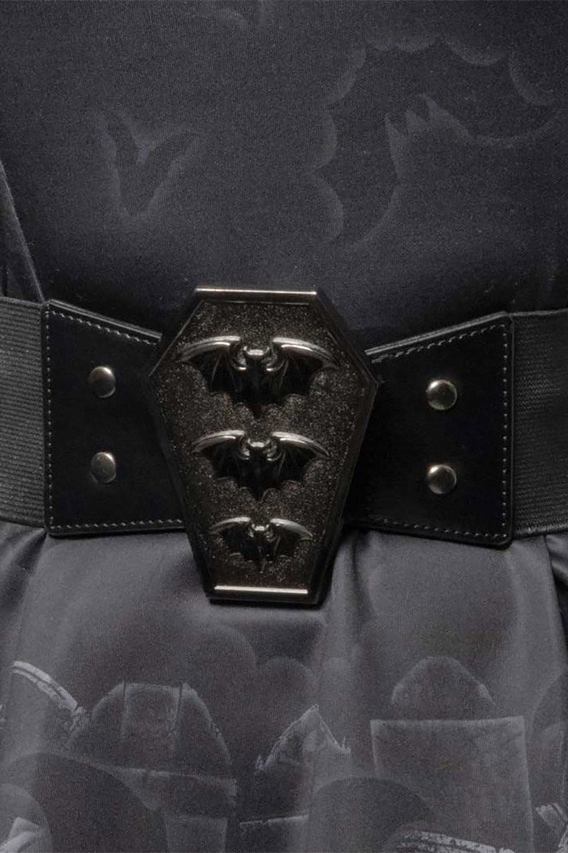 spooky vintage goth rockabilly high waisted belt