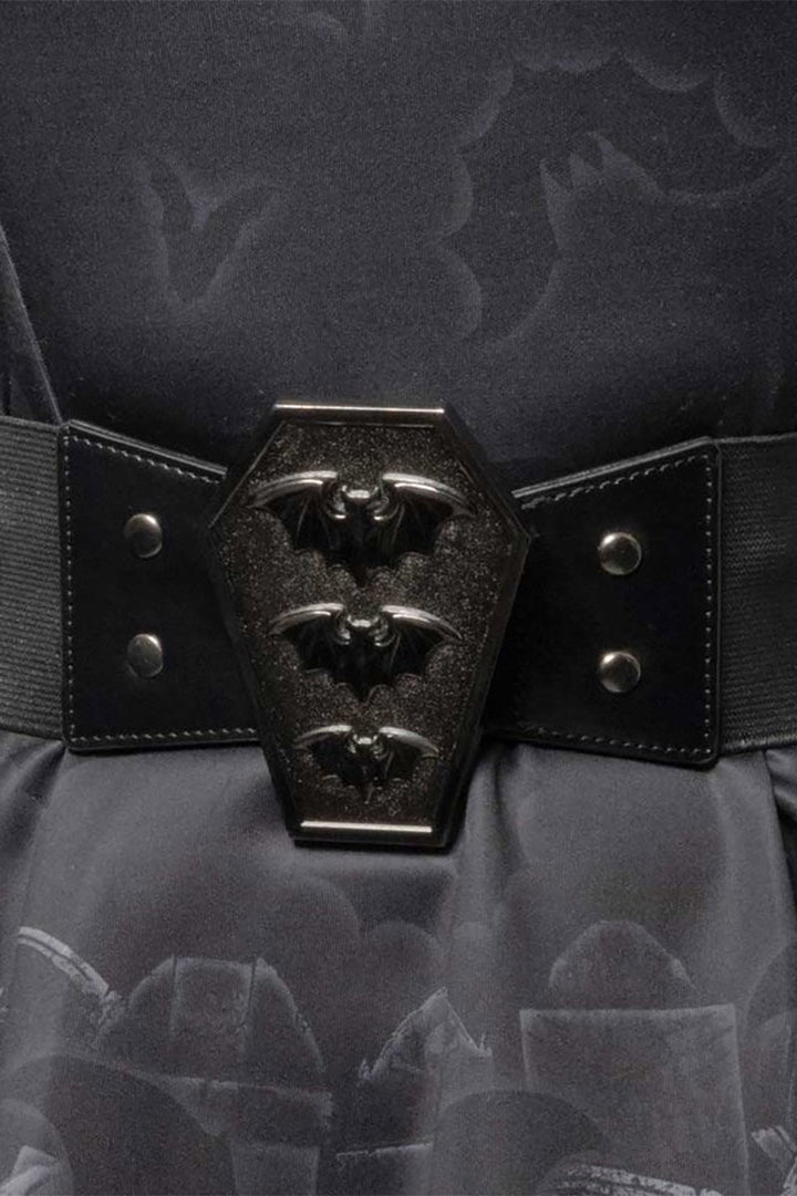 spooky vintage goth rockabilly high waisted belt