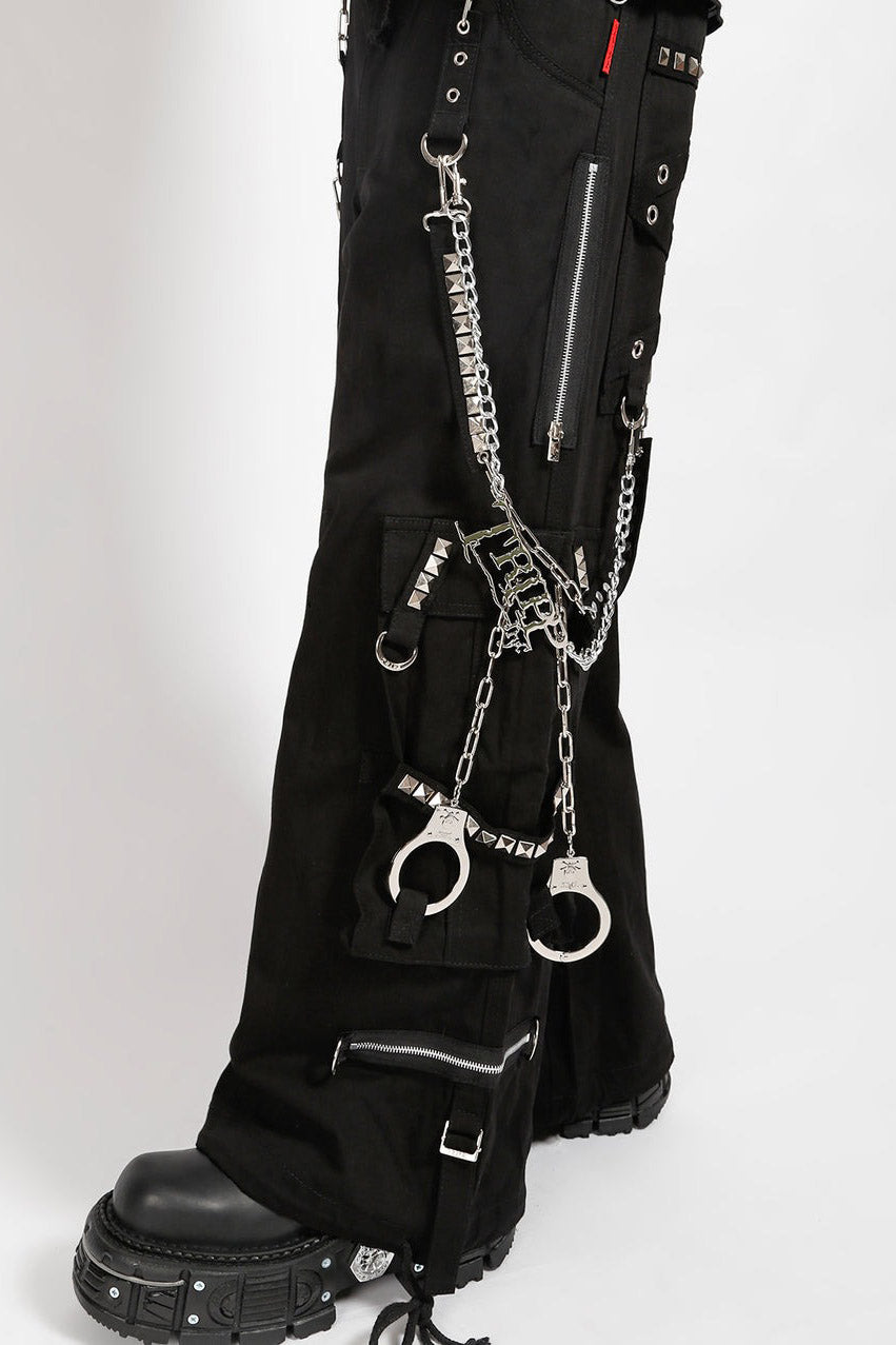 mens dark hip hop pants