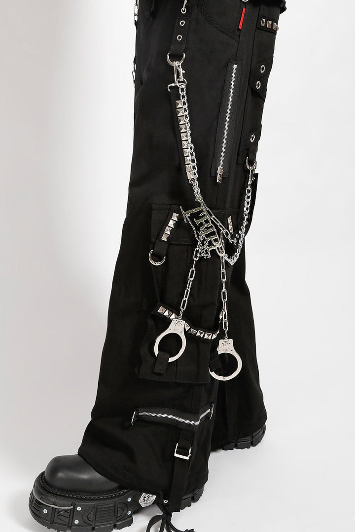 mens dark hip hop pants