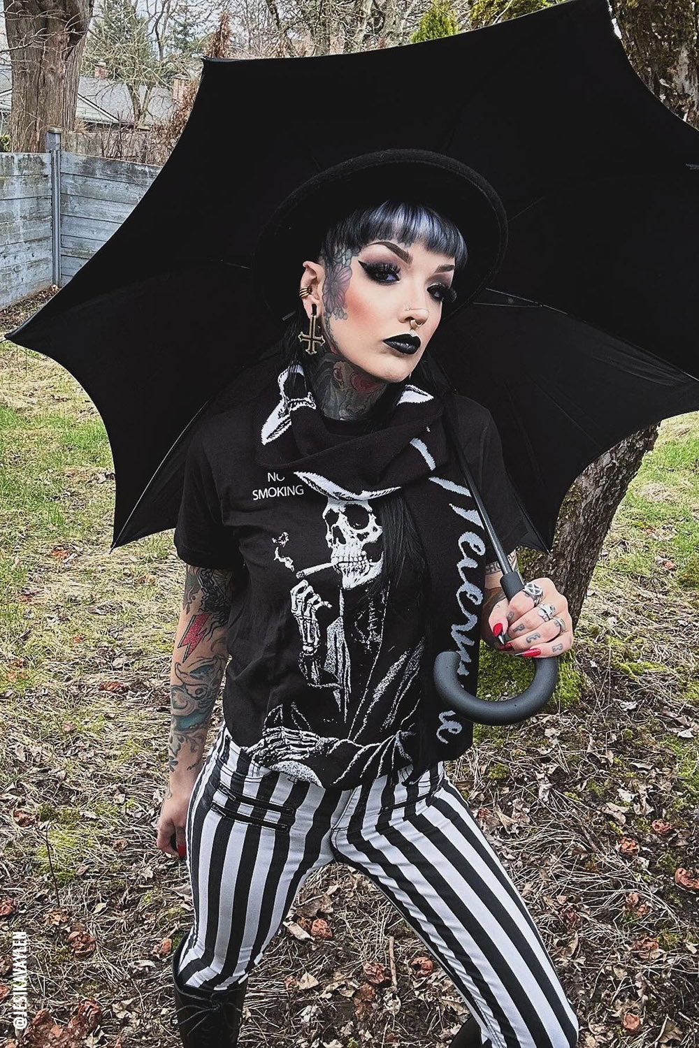 Nevermore Raven Scarf