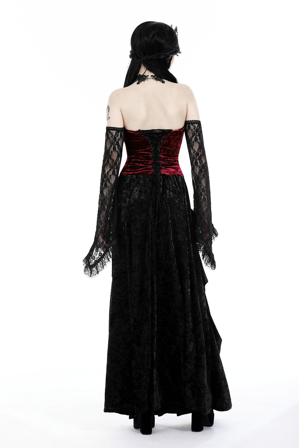womens victorian goth lace corset