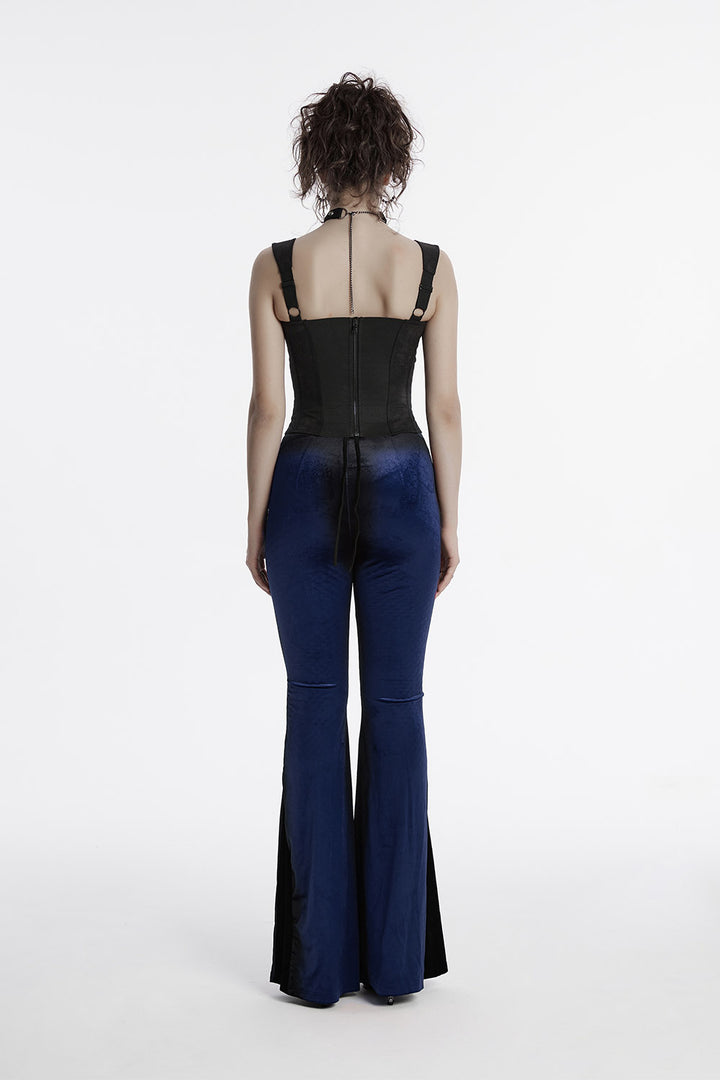 mid-rise whimsigoth velvet bell bottoms