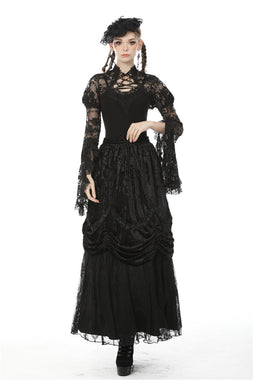 Dark Couture Black Lace Bolero