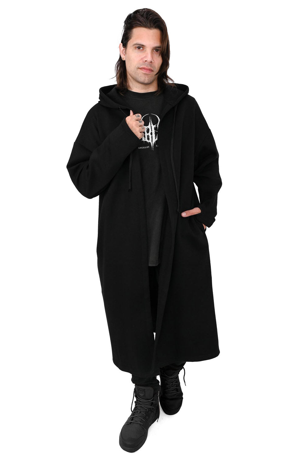 long witchy cardigan