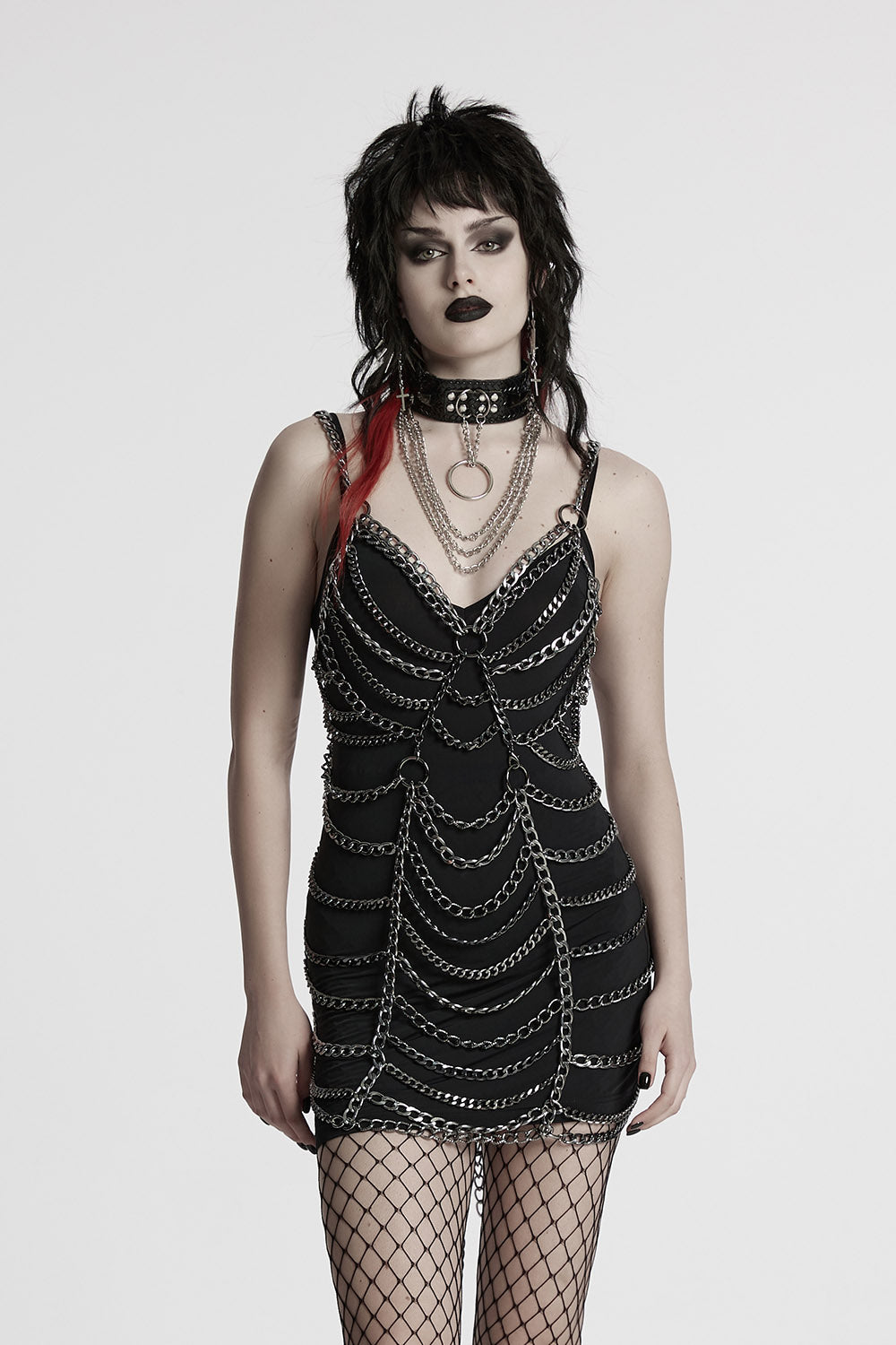 metal harness dress