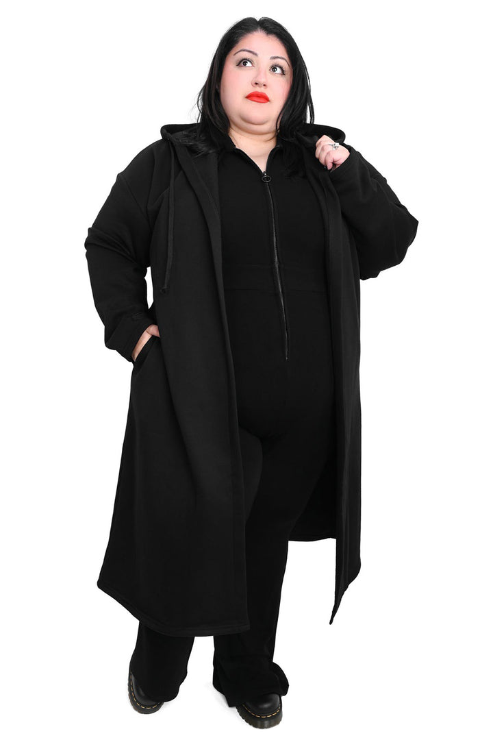 long gothic cloak cardigan