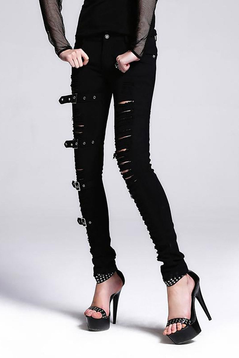 RIP Shredded Punk Jeans