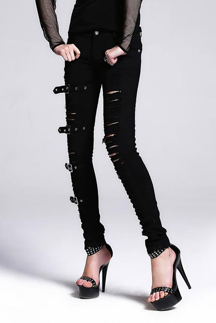 RIP Shredded Punk Jeans