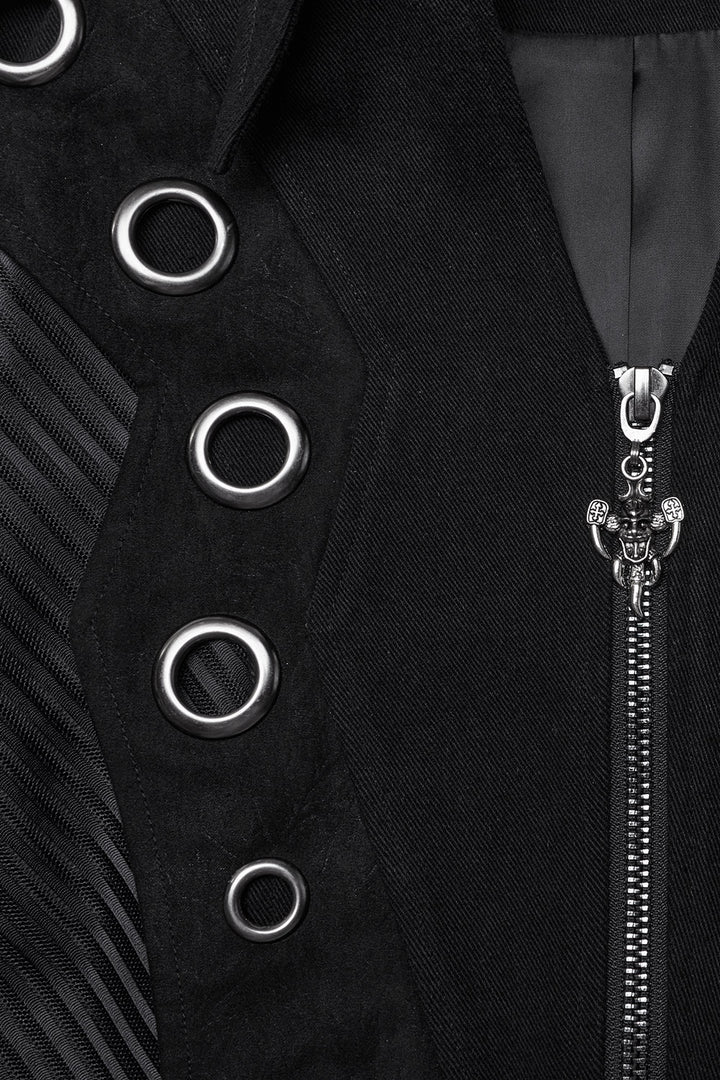 long cybergoth trench coat for men