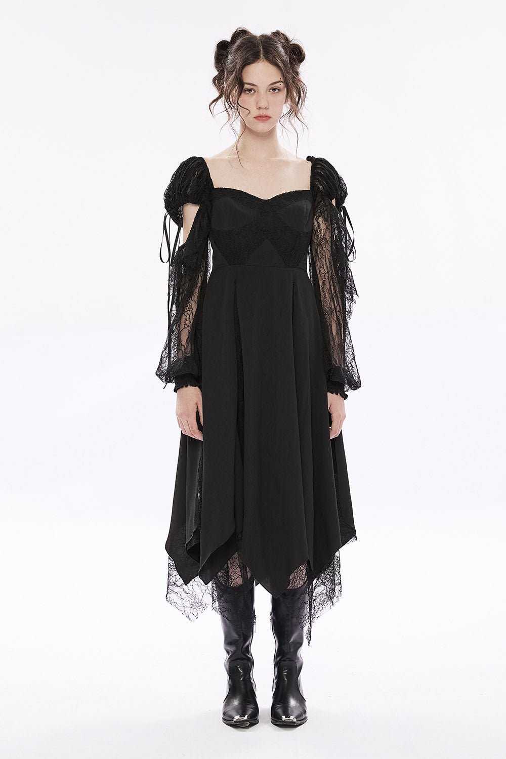 Gothic Cottagecore Dress - dresses - VampireFreaks - Punk Rave