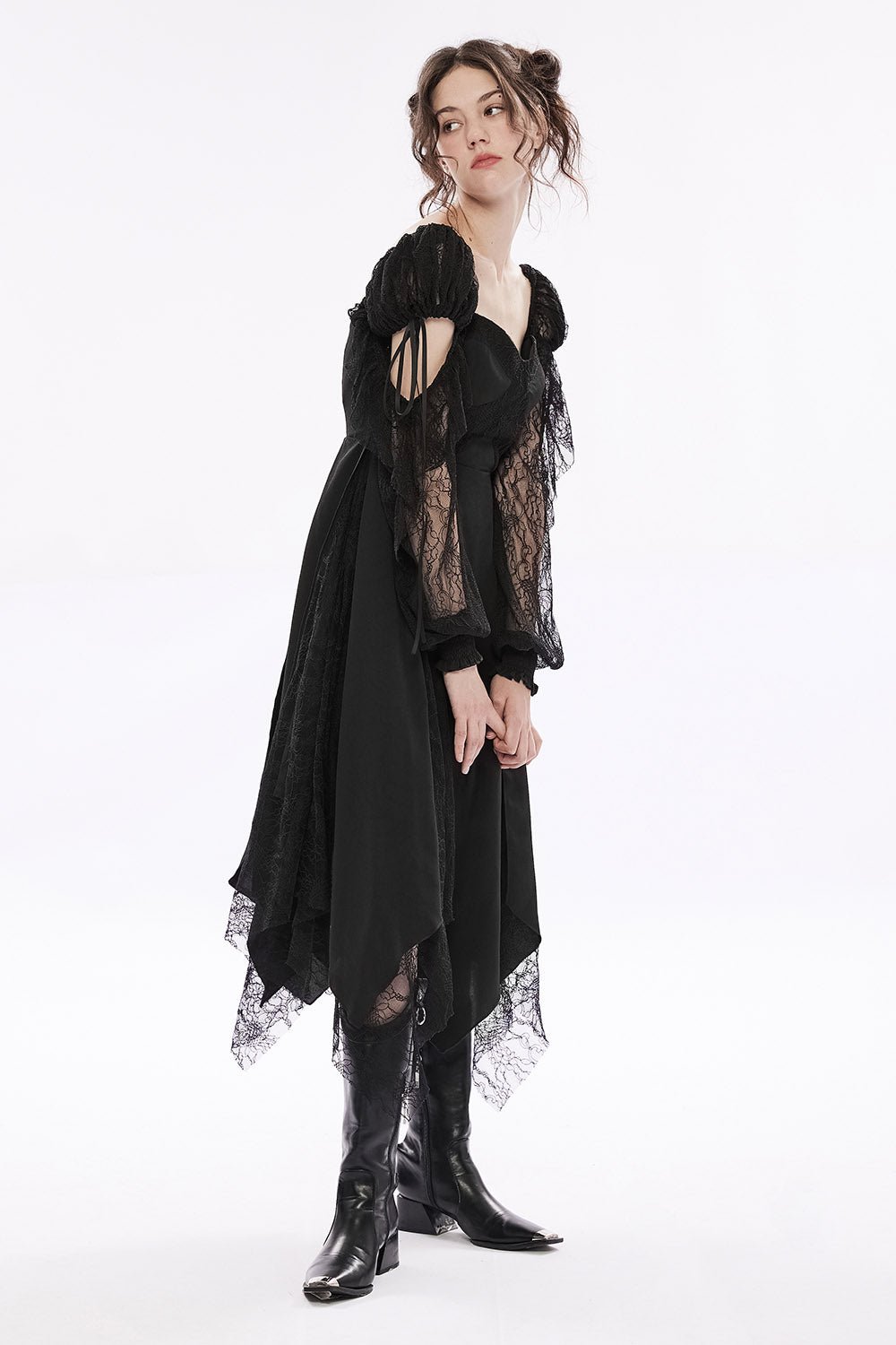 Gothic Cottagecore Dress - dresses - VampireFreaks - Punk Rave