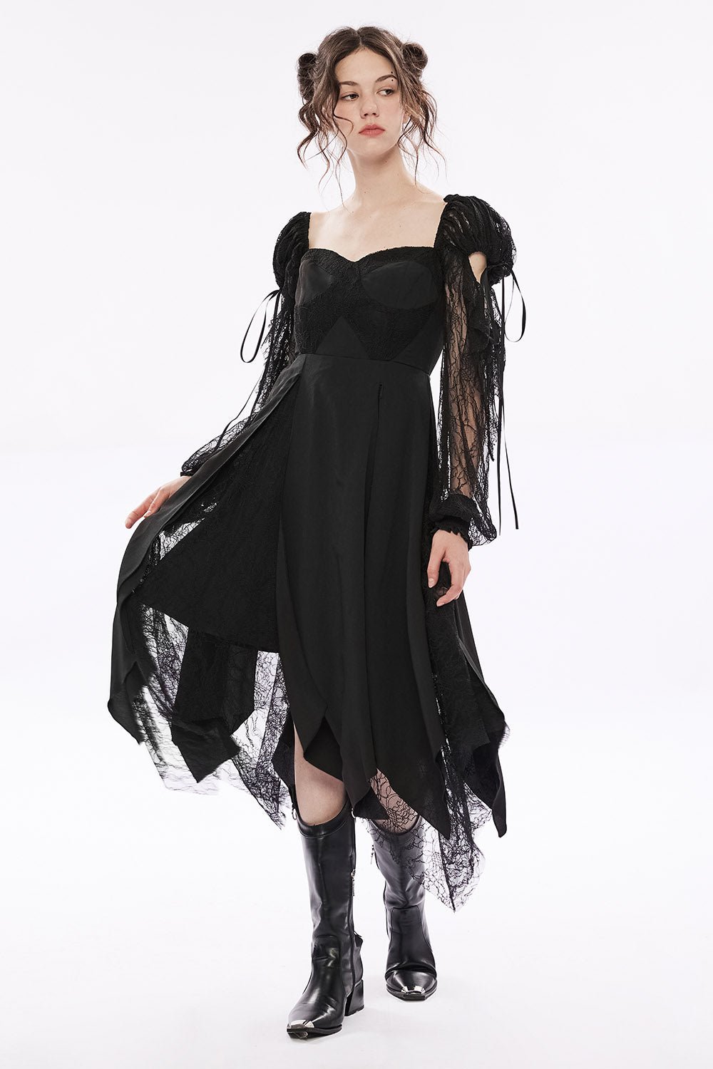 Gothic Cottagecore Dress - dresses - VampireFreaks - Punk Rave