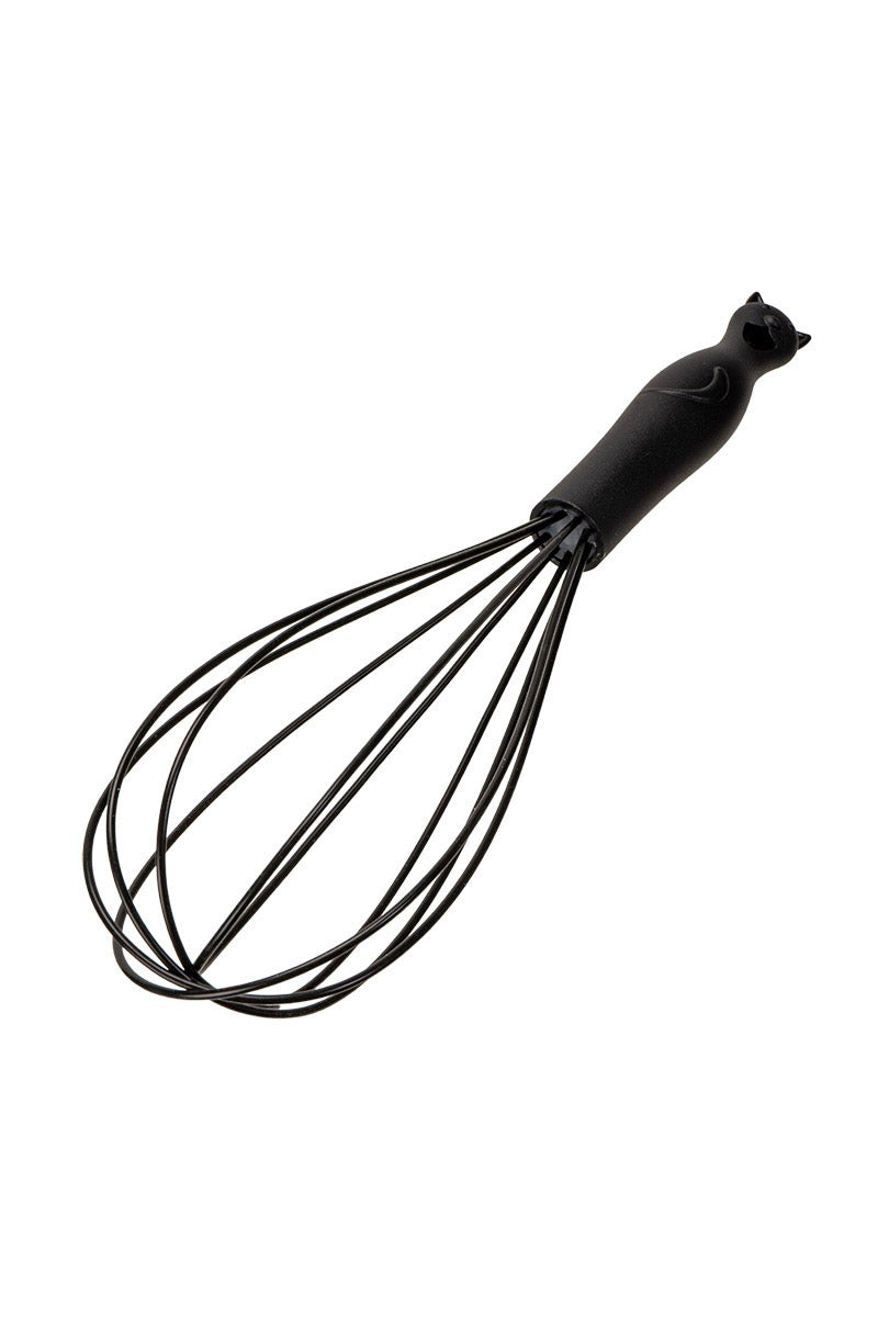 gothic cat cooking whisk