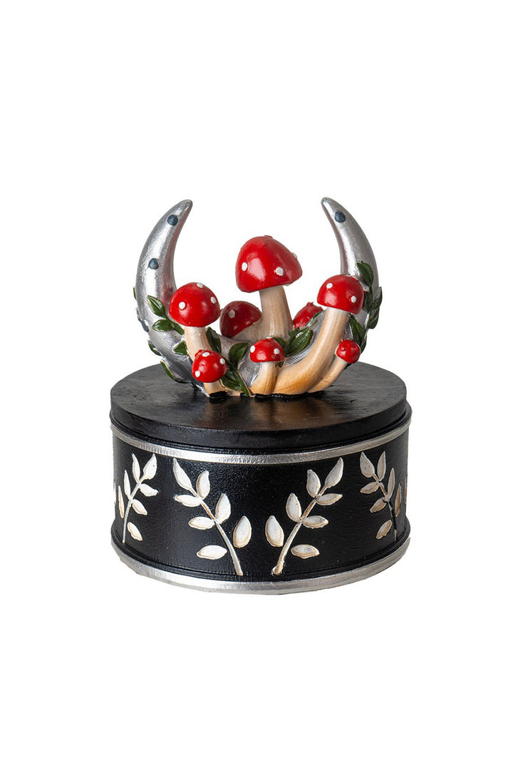 mushroom crescent moon trinket box by pacific giftware