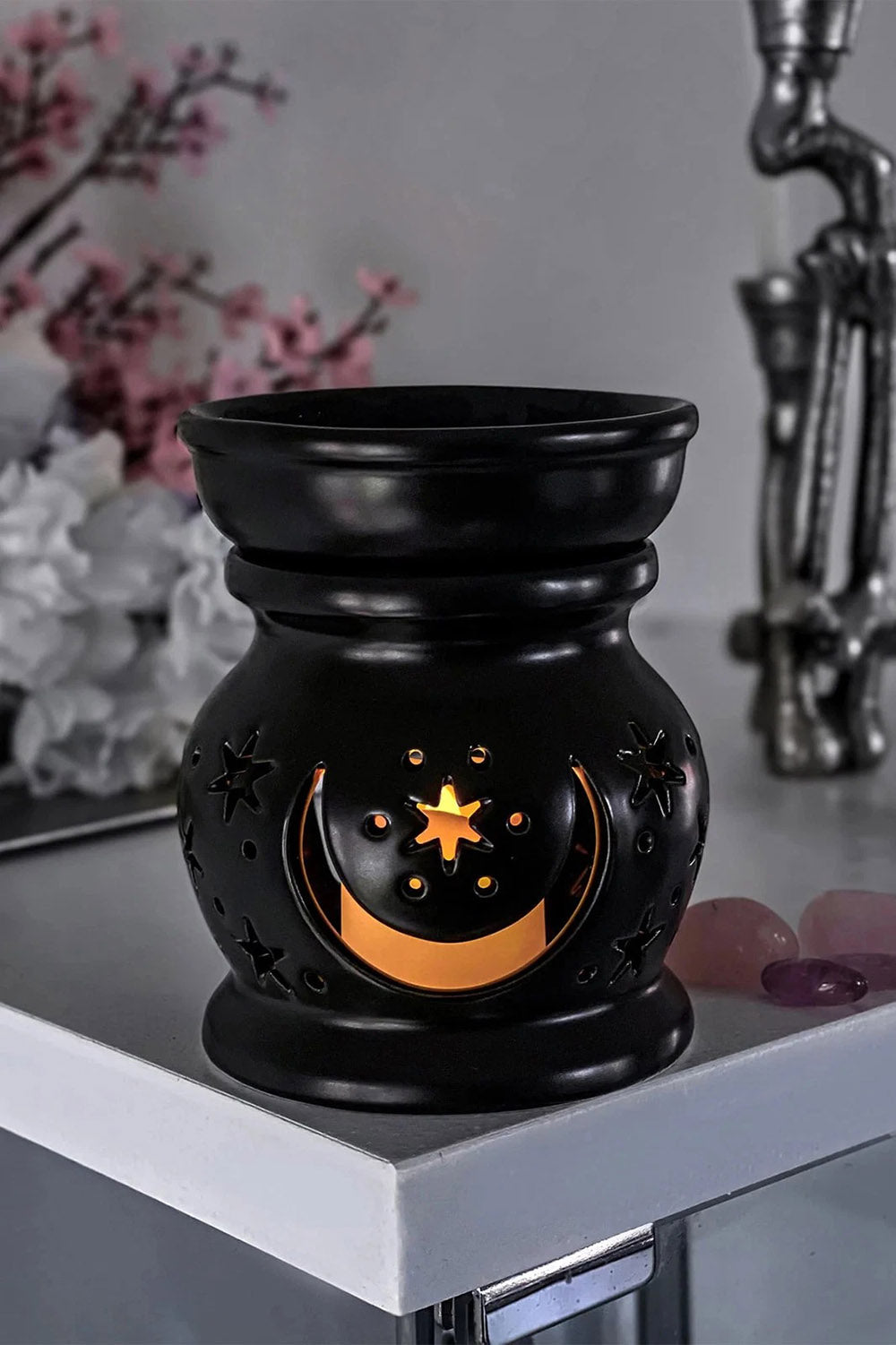 witchy tealight candle holder