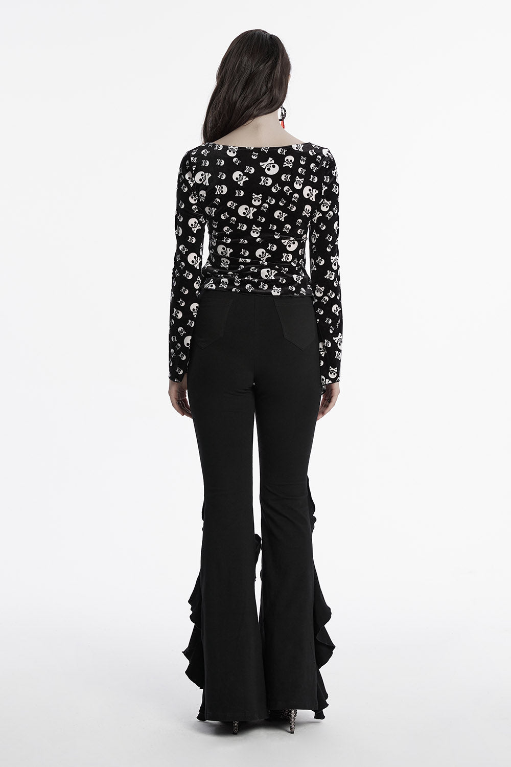 gothic womens witchy bell bottoms