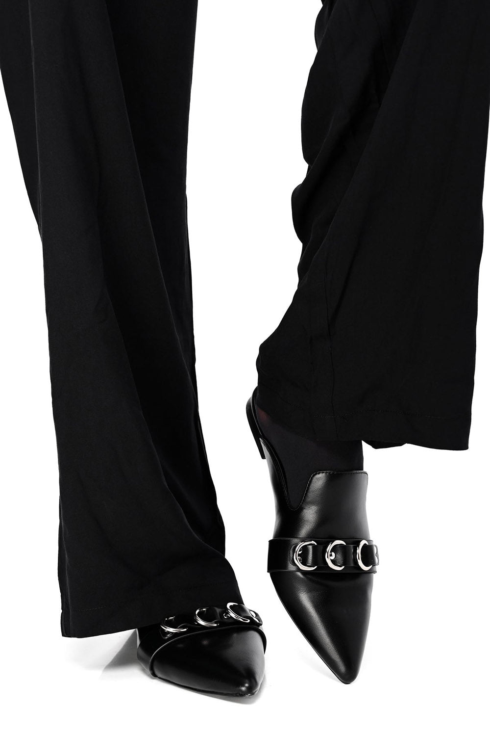 womens witch flats shoes with pointed toes