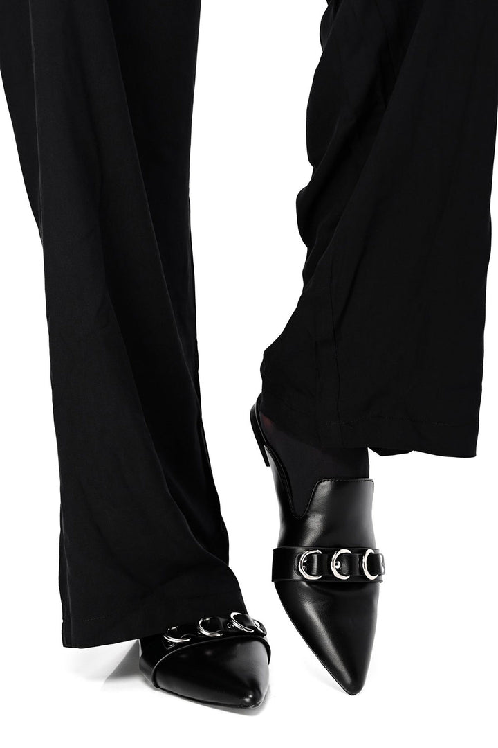 womens witch flats shoes with pointed toes