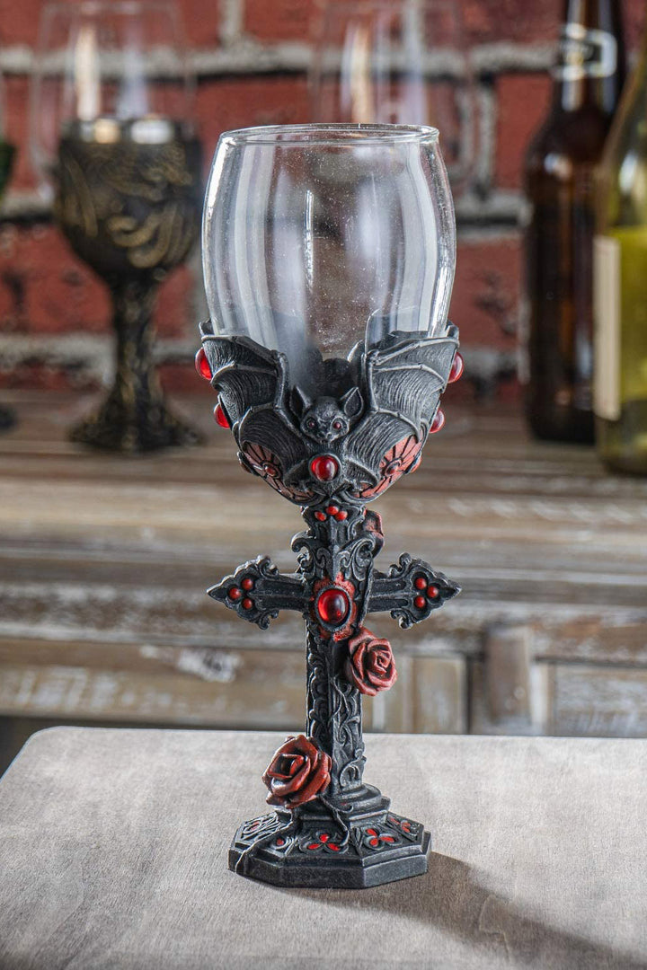 Vampire Goth Bat Goblet