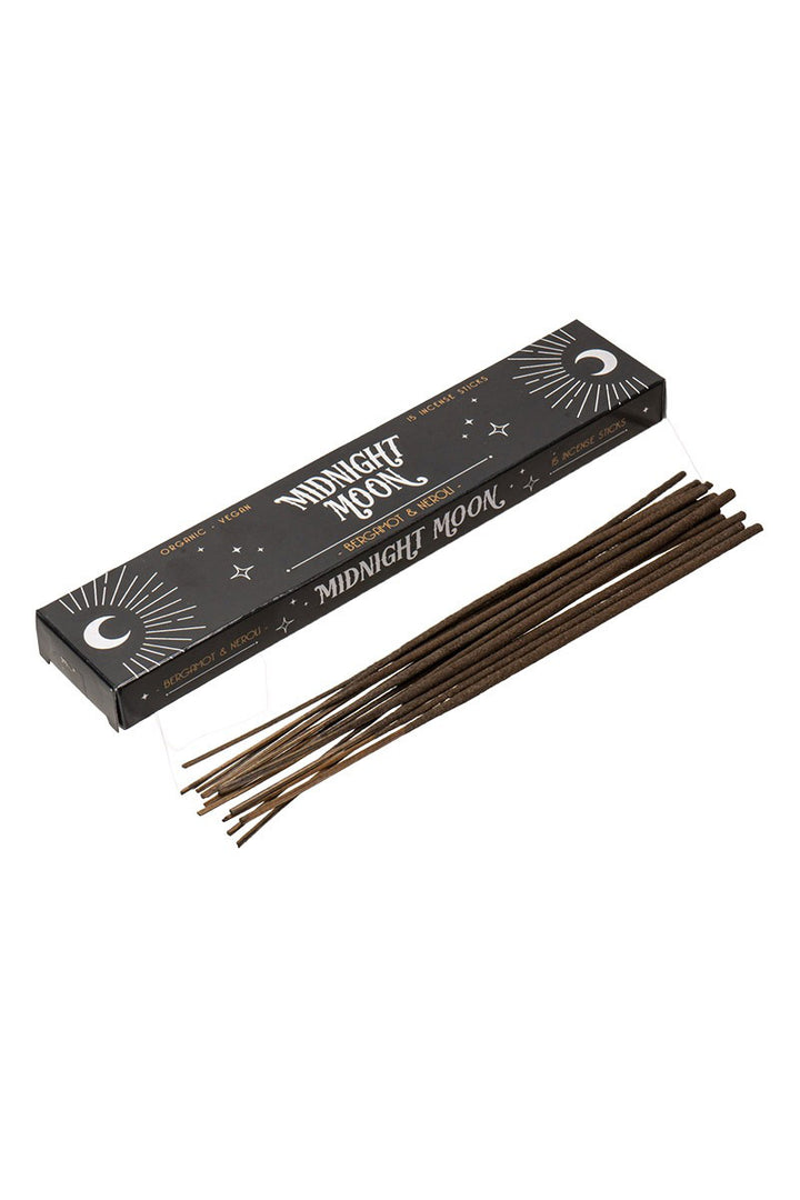 incense sicks in a black gothic gift box
