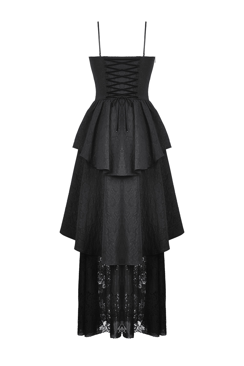 gothic dress with corset lacing