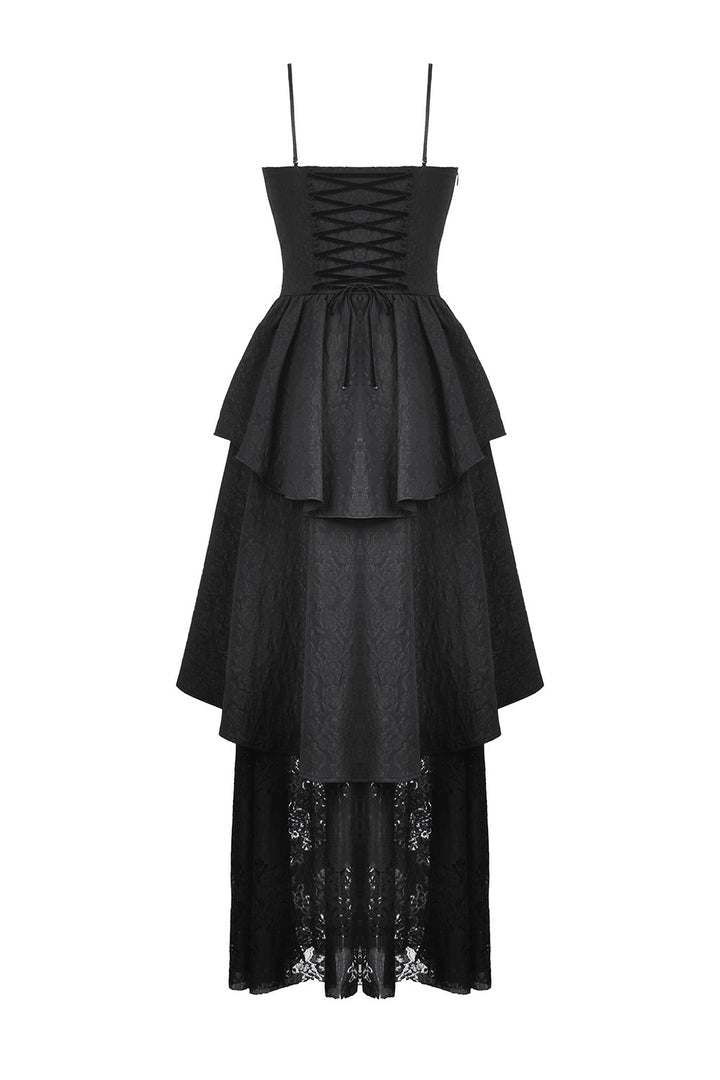 gothic dress with corset lacing