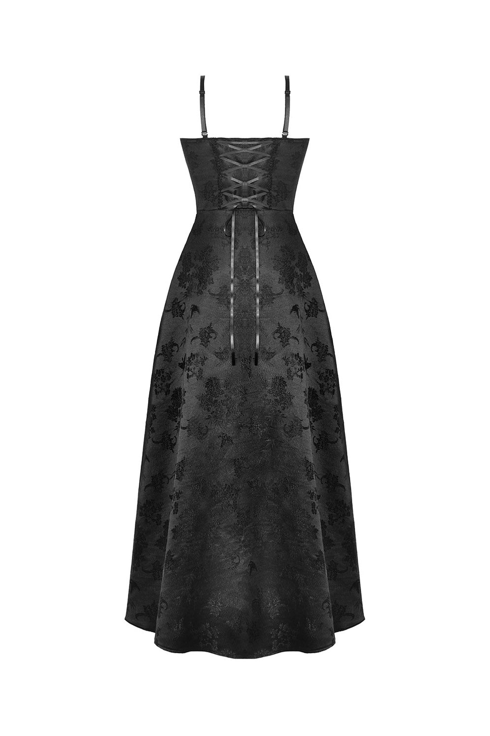 long gothic corset wedding dress by dark in love
