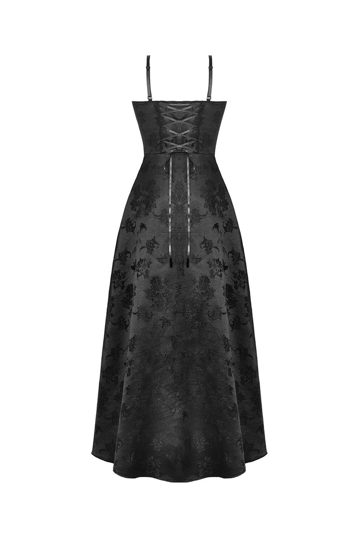 long gothic corset wedding dress by dark in love