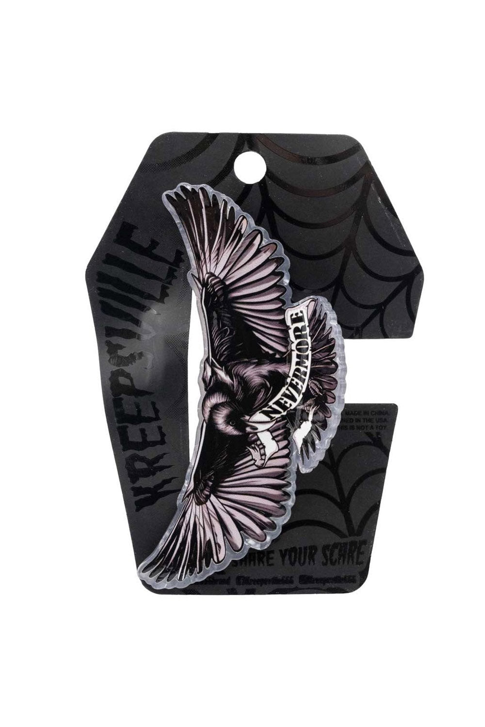 edgar allan poe hair clip