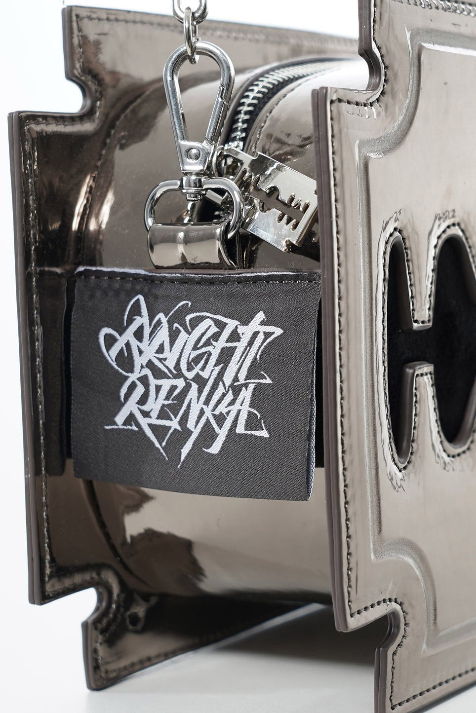 Mondschein-Silber-Rasierklingen-Tasche