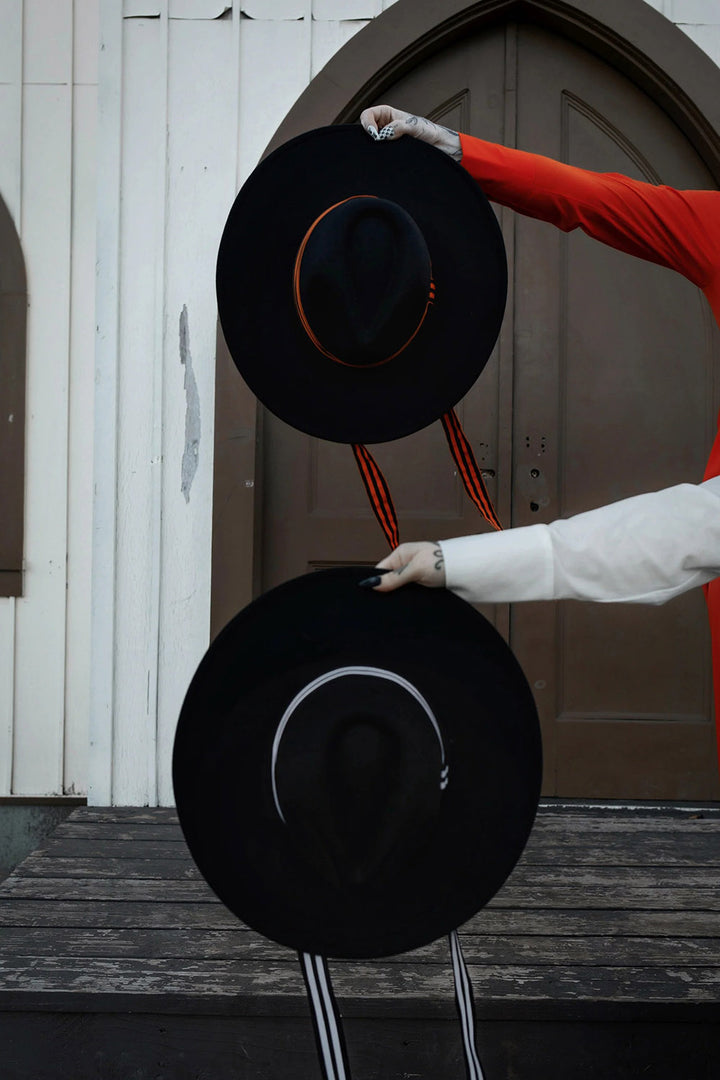 White Nightmare Veiled Hat