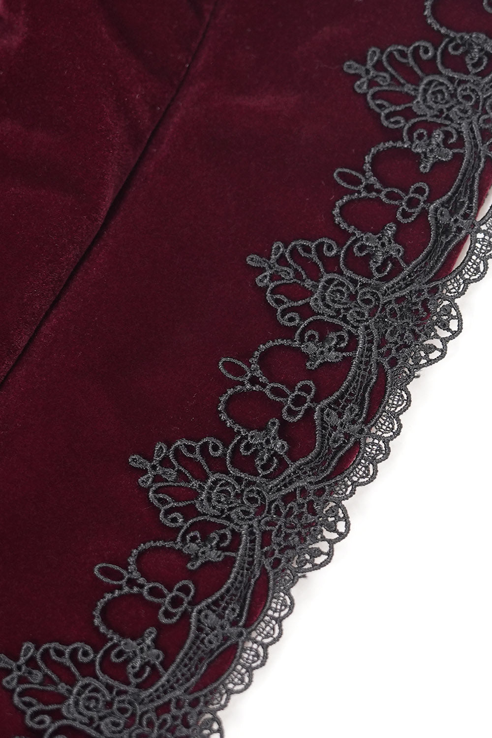 embroidered gothic red and black victorian gothic coat for men